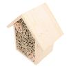Bee House Hanging Harmless Eco Friendly Wooden Bee Box Habitat for Outdoor Garden Yard