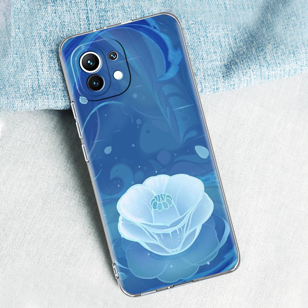 Genshin Impact Logo For Poco X5 X3 NFC F5 F4 F3 M3 Clear Phone Case For Xiaomi 12T 12 13 Lite 11 Ultra Mi 10T 5G 11X Pro Cover
