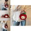 Очаровательная милая мини-сумка на плечо Hello Kitty с дизайном красного яблока для повседневного ношения