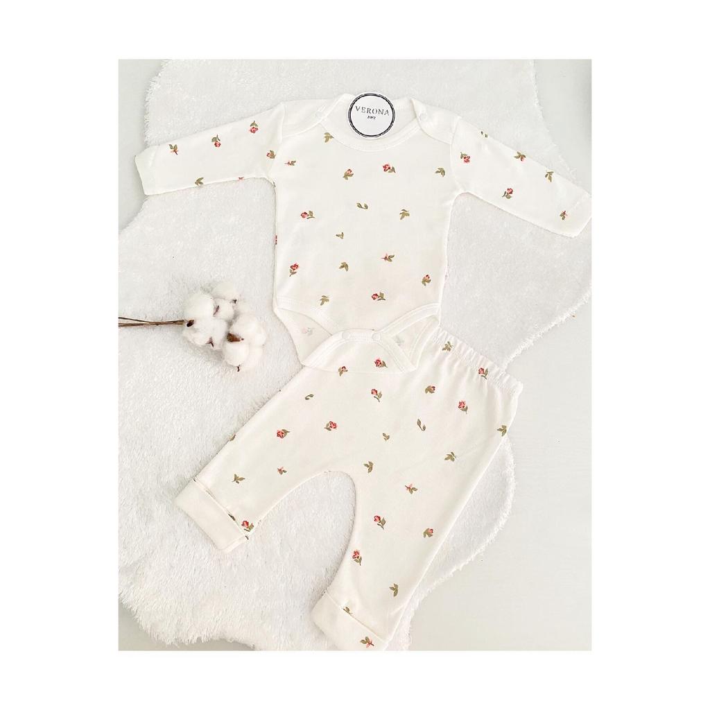 Сезонный комплект из 2 предметов для маленьких девочек, верхняя одежда с застежкой на кнопки, наряд для новорожденных, повседневная одежда