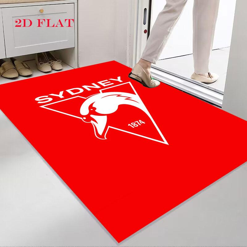 Go Sydney Swans Carpet Rug for Living Room Bedroom Home Sofa Decoration,Kids play Nonslip Floor Mat