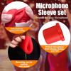 Shakeproof Microphone Anti-Slip Base Soft Mic Non-Skid Ring Silicone Ring  Wired/Wireless Mic