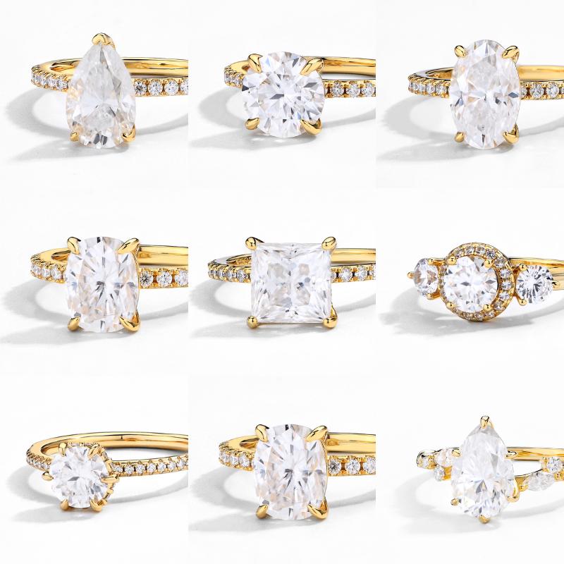 ATTA Classic Jewellery Silver 925 Rings With Special Design Pearl Wedding & Party Ring for Women 18K Gold Plated Silver Jewelry