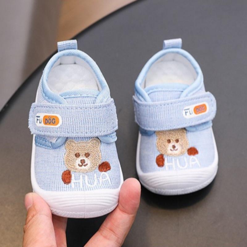Infant and Toddler Closed-toe Anti-kick Cloth Shoes Breathable Baby Shoes Soft-soled Toddler Shoes