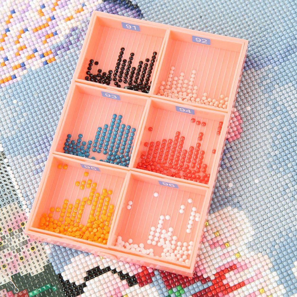 Large Capacity Diamond Painting Tray Kits Beading Plates Diamond Painting Pen Cross Stitch Tools