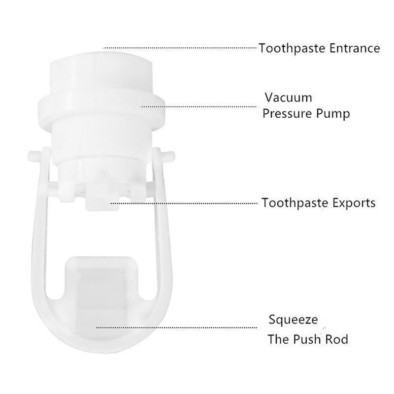 1 шт. автоматический дозатор зубной пасты настенное крепление аксессуары для ванной комнаты водонепроницаемый держатель зубной пасты держатель зубных щеток