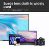 5pcs Suede Microfiber Cleaning Cloths Anti-Fog Lint-Free Screen Wipes for Eyeglasses Phone Laptop Monitor Lens Cleaner