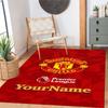Manchester Customizable Name Area Rug Design for Entryway Living Rooms Study room Bedrooms Anti-slip Rug Office home decor Wedding Party Gift