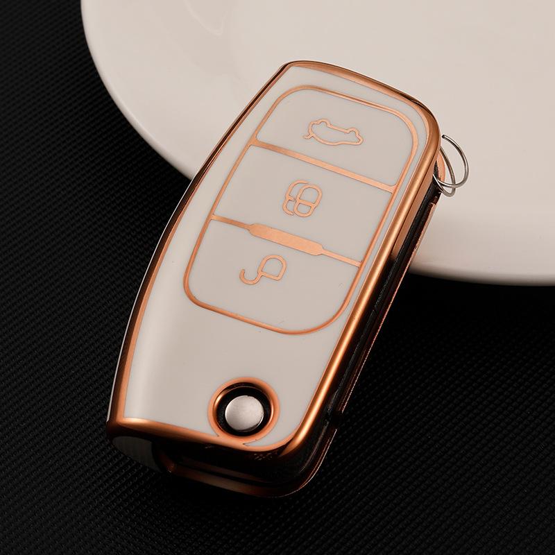 Ford Mondeo Key Set for Fox Wingbo Fiesta Forrest Lincoln Mustang TPU All-inclusive Shell