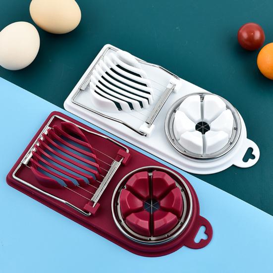 Yousheng Яйцерезка из нержавеющей стали для салата и сэндвича, фигурный разделитель, инструмент для нарезки яиц, кухонный гаджет