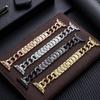 Cuban Link strap for Apple watch Band 40mm 41 38 44 49 45 42 46mm Stainless steel metal bracelet iWatch series ultra 10 9 8 7 6
