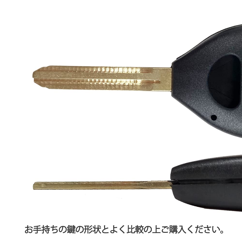 [Gn279] Пустой ключ Toyota 2 кнопки Наружный паз M382 M369 TOY43 Alphard 10 серия