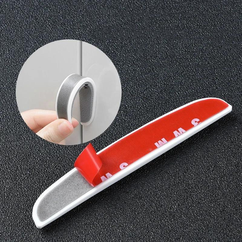WMZW4 Car Sticker Door Edge Guards for Skoda Rapid Vision Superb Fabia Kodiaq Karoq Octavia RS Yeti Protection Strip Scratch Collision