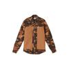 Outdoor Casual Camouflage Pointed Collar Long Sleeve Shirt Men Shirts Yellow-Camouflage A2F37-AN6