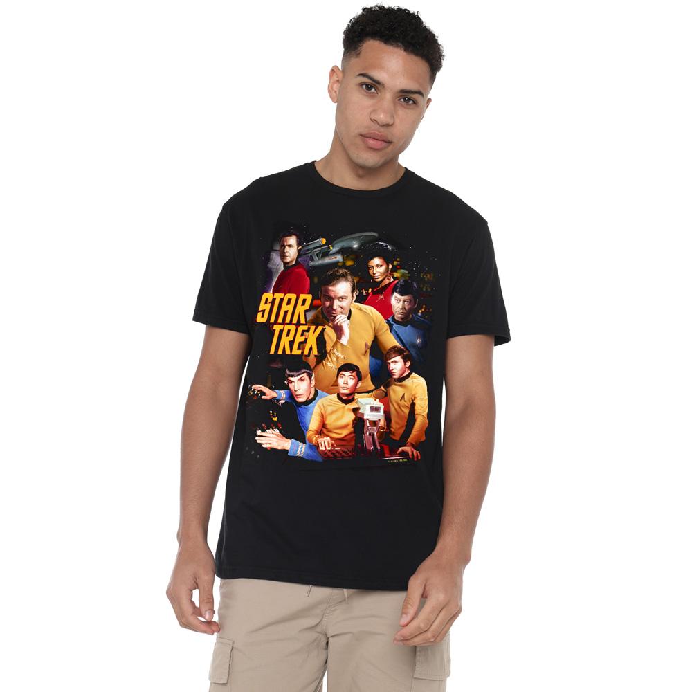 STAR TREK Мужская футболка «За штурвалом»