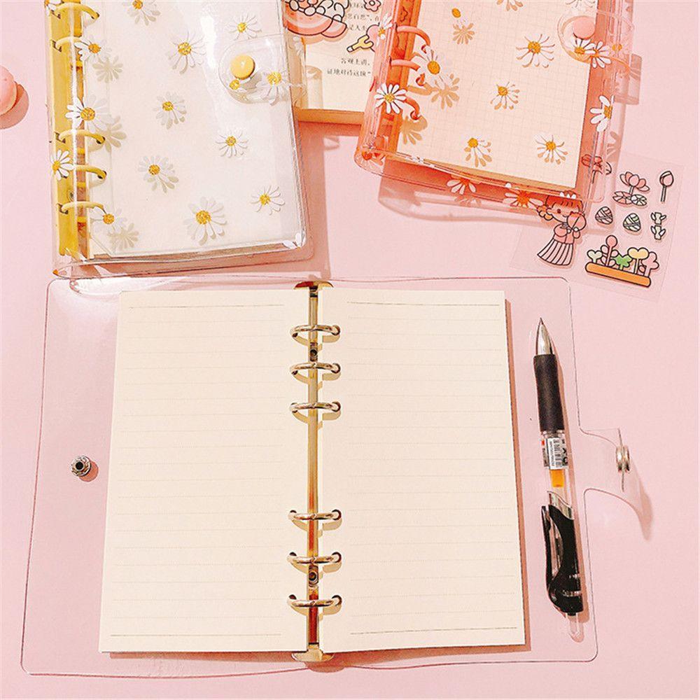 New School Supplies Stationery Notebook Binder Binder Pockets Transparent Folders A5A6
