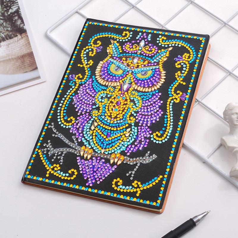 DIY Diamond Painting Business Notebook – Creative Dot Drill Writing Book for Kids
