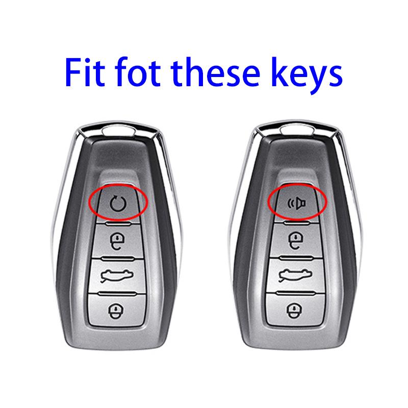 New TPU Car Remote Key Case Cover Shell For Geely Coolray 2019-2020 Atlas Boyue NL3 Emgrand X7 EX7 SUV GT GC9 Borui Accessories