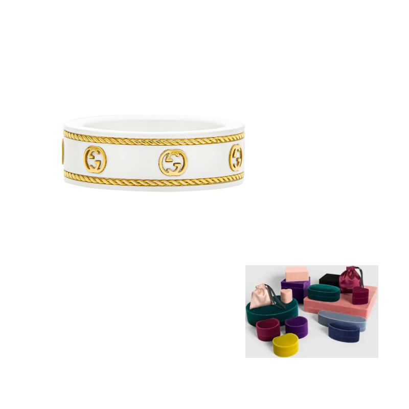 Gucci Icon 18k ring Interlocking G (Unisex) Rings 606826 J85V5 8062