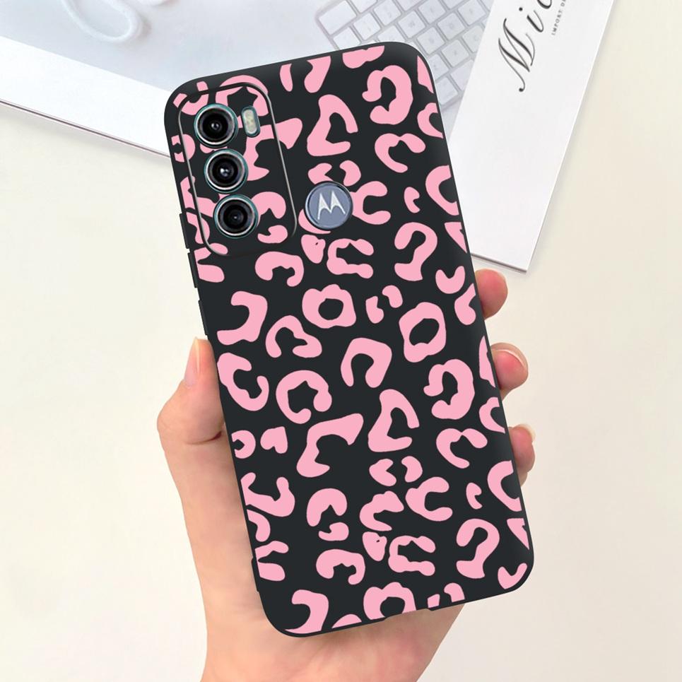 For Cover Motorola Moto G60 5G G50 5G 4G Back Shell Goth Black Night Stylish Cartoon Pattern Funda Case Motorola G50 G60 5G Soft