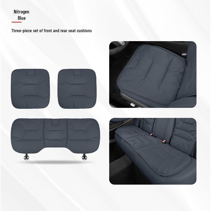 Универсальные вентилируемые подушки для автомобильных сидений из кожи наппа — всесезонные, дышащие, высококачественные, перфорированные, для всех моделей.