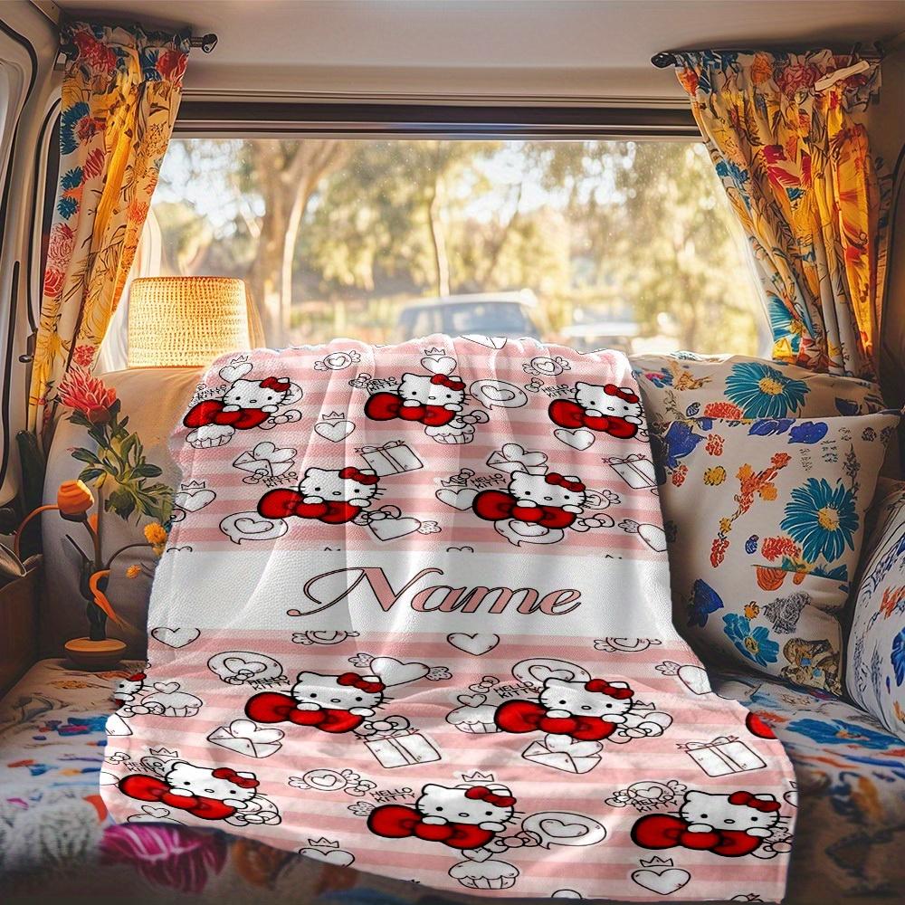 Hello Kitty Rv Blanket Cozy Soft Lightweight Allseason Multipurpose Blanket For Travel Camping Picnics Sofas Rvs Beds Living Rooms Gifts For Friends