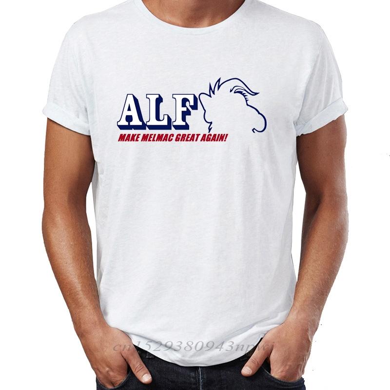 Hip Hop Men Tshirts Alf Life Form Melmac Awesome Artwork Drawing Printed Street Guys Tees Swag 100 Cotton Camiseta