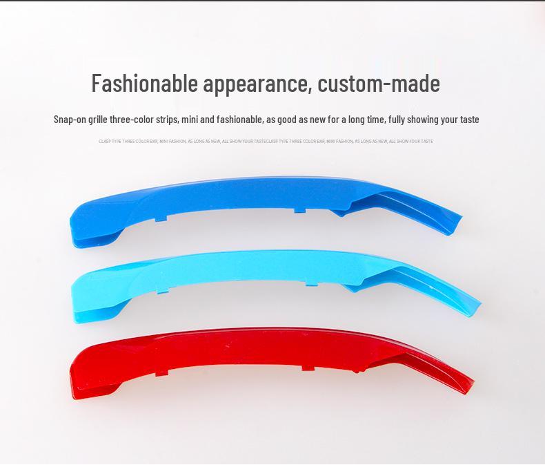 Three-Color Decorative Grille Buckle for BMW X1 (16-19), 1, 3, 5 Series, X5, X6