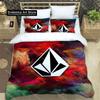 3D V-VOLCOM LOGO напечатанные Комплекты постельного белья изысканный набор постельных принадлежностей пододеяльник комплект с одеялом комплект постельного белья роскошный подарок на день рождения