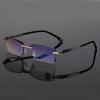 6Pcs Ultra-Light Rimless Reading Glasses For Men & Women - Anti-Blue Light Fashionable Rectangle Design