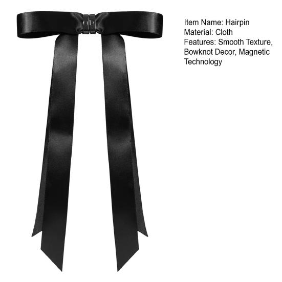 Заколка Гладкая Ткань Магнитный Декор Бант Зажим для Волос Задняя Часть Головы Декоративная Заколка Инструмент для Укладки Волос Аксессуары для Волос