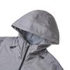 SAUCONY Logo Print Water-Resistant Casual Hooded Woven Jacket Men Jackets Light-Gray SC2249008C-MT06