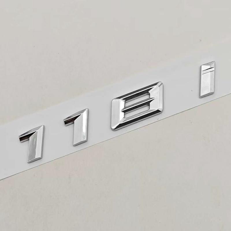 3D ABS Car Styling Logo 118i 120i 125i Badge Rear Trunk Emblem Sticker Decals For BMW 118i 120i 125i Auto Tail Accessories