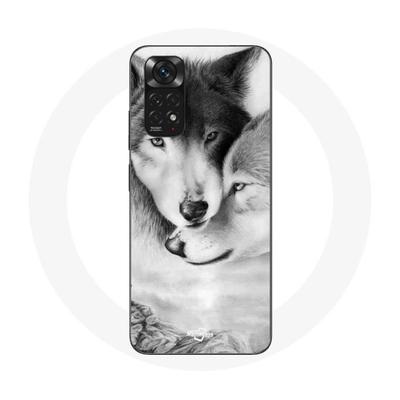 Coque Pour Xiaomi Redmi Note 11S Loup Duo Animaux