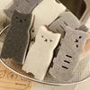 Набор из 4 кухонных губок Cute Cat - толстые и прочные инструменты для мытья посуды и уборки