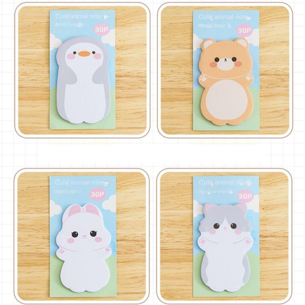 Sheep Sticky Notes Cat Message Paper Message Notes Animal Memo Pad School Supplies