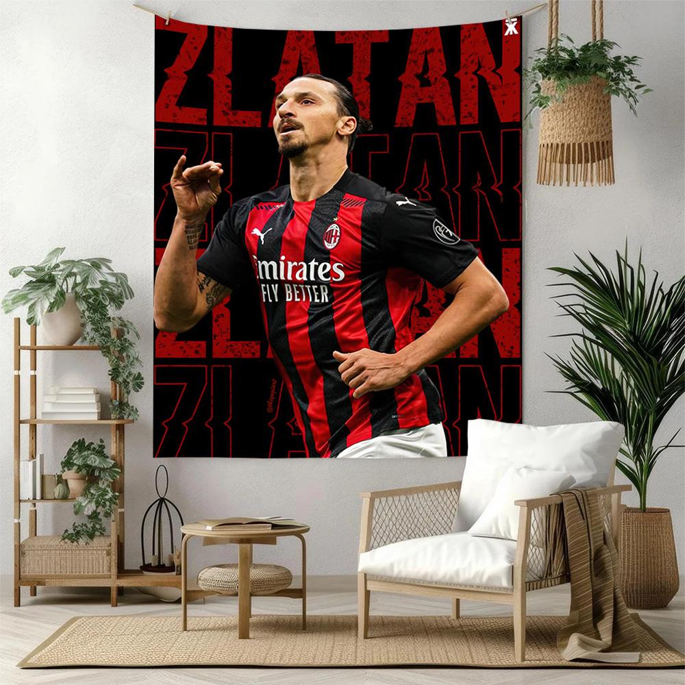 Ac Milan Wall Decor Tapestry Art For Pet Memorial Birthdaywedding Party Backdrop Family Gift