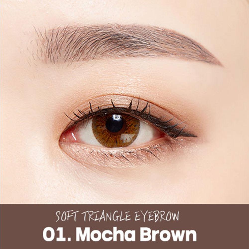 CORINGCO Карандаш для бровей Макияж Брови Стилист Definer Заполняет редкие области Долговечные мягкие треугольные брови