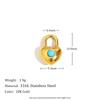 MamacitaSlay Романтичный кулон-подвеска в виде сердца и цветка из нержавеющей стали 316L для ожерелья, браслета, DIY, женское, водонепроницаемое, декоративное, подарок
