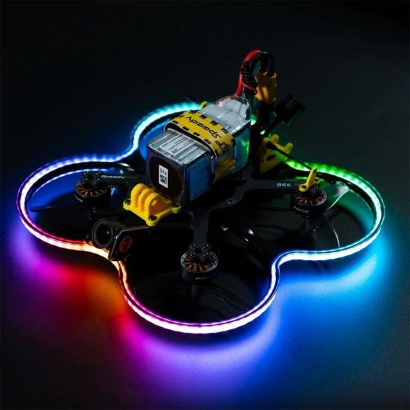 Беспроводные регулируемые цветные светодиодные ленты SpeedyBee для FPV гоночных дронов, настраиваемые эффекты