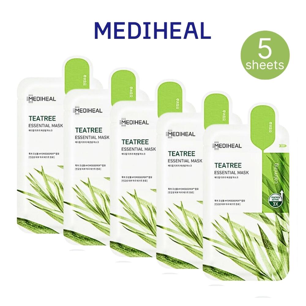 Mediheal Маска Essential Pack, 10 шт. (1 КОРОБКА) 6 типов