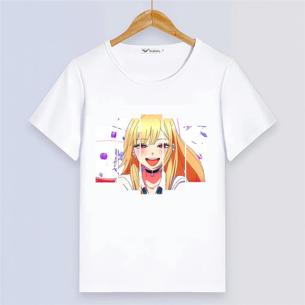 My Dress-Up Darling Girls Cartoon Short Sleeve T shirt Women Summer Tops Digital Printing Anime Couple Tee Harajuku Clothes
