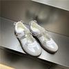 Мода 2024 Женская Весна Лето Новая Мягкая Кожа Корея Y2k Дизайнерская Повседневная Балетная Спортивная Атлетическая Тренировочная Плоская Обувь Женская