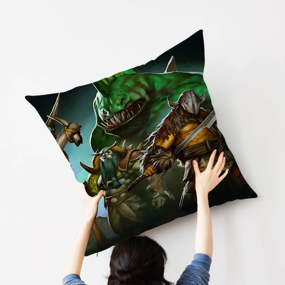 DDOTA  Character Stitch Lucky Dragon pillow cover sofa cushion cover home room decoration children gift