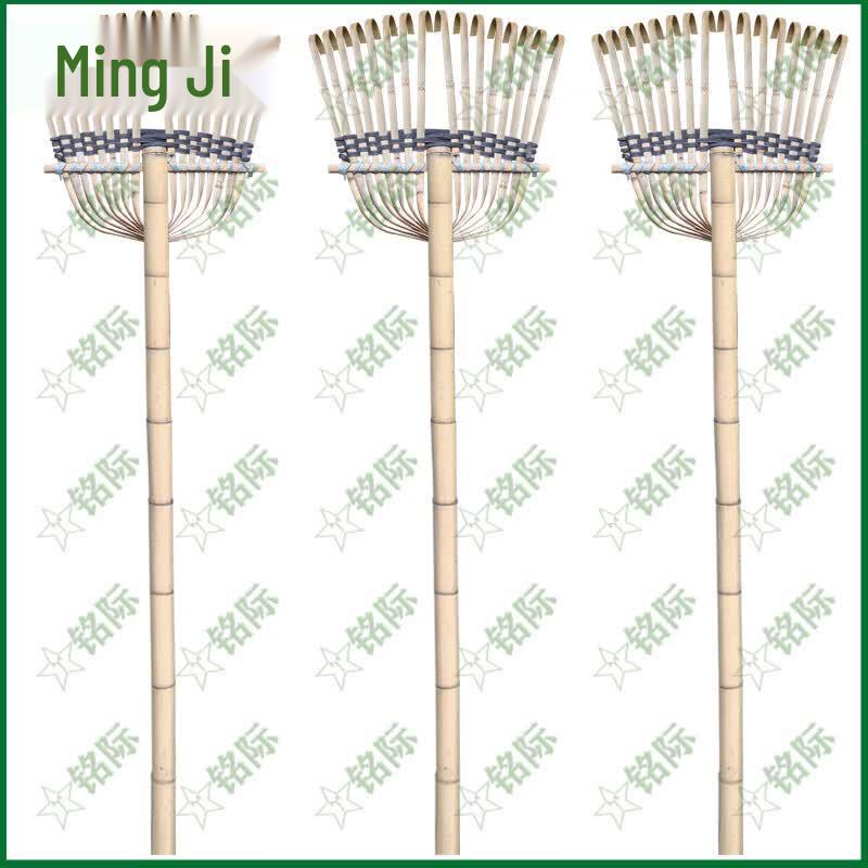16-Tooth Bamboo Garden Rake (5-Pack)