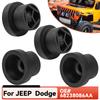 4X Rubber Engine Cover Grommet Buffer Mount Bush Stopper Pad Compatible For Jeep Dodge Chrysler Ram 2014 - 2021 Alfa Romeo Front 68238086AA