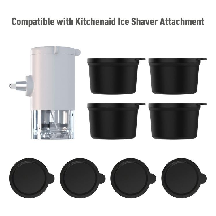 Насадка для льда для миксера KitchenAid, насадка для сыра, формы для льда 4 шт.