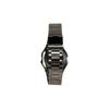 Casio Часы с кварцевым механизмом и стальным ремешком, унисекс, черный циферблат, A158WA-1(Часы1100--)
