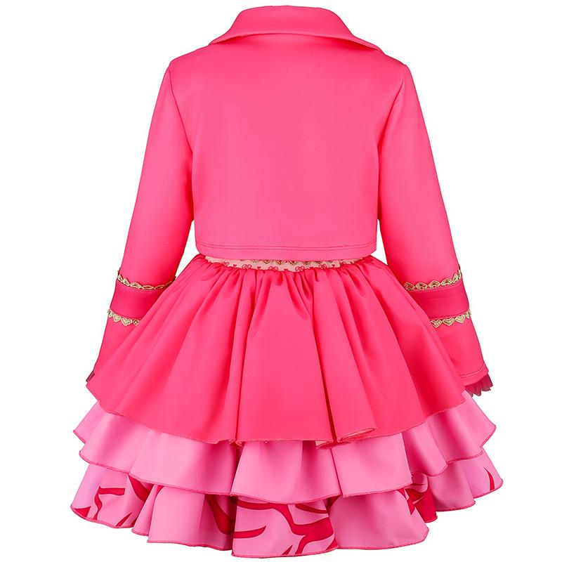 Halloween Descendants Movie Kids Pink Dress Costume Set
