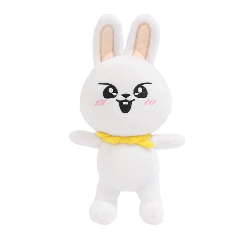 Плюшевые игрушки Skzoo Stray Kids Плюшевый волк Чан Мультяшное чучело Животное Плюшевые игрушки Кукла Милый компаньон для детей Взрослых Фанатов Подарок 20 см